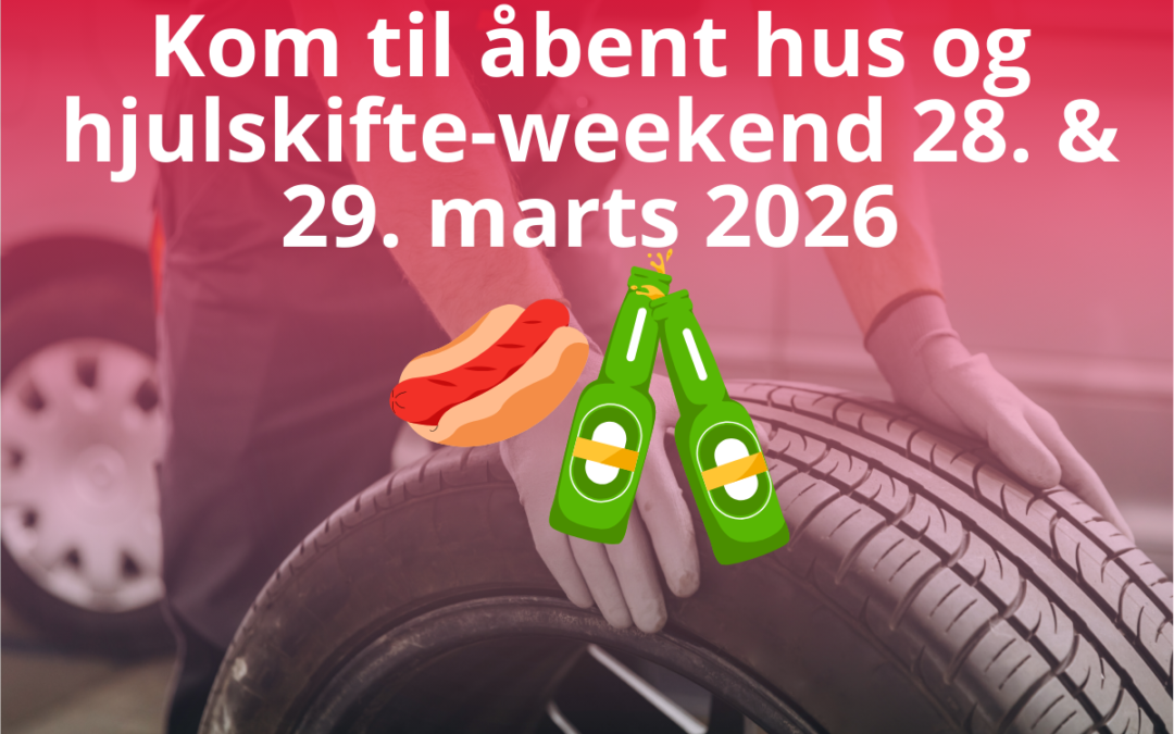 Kom til dækskifteweekend 28. & 29. marts!