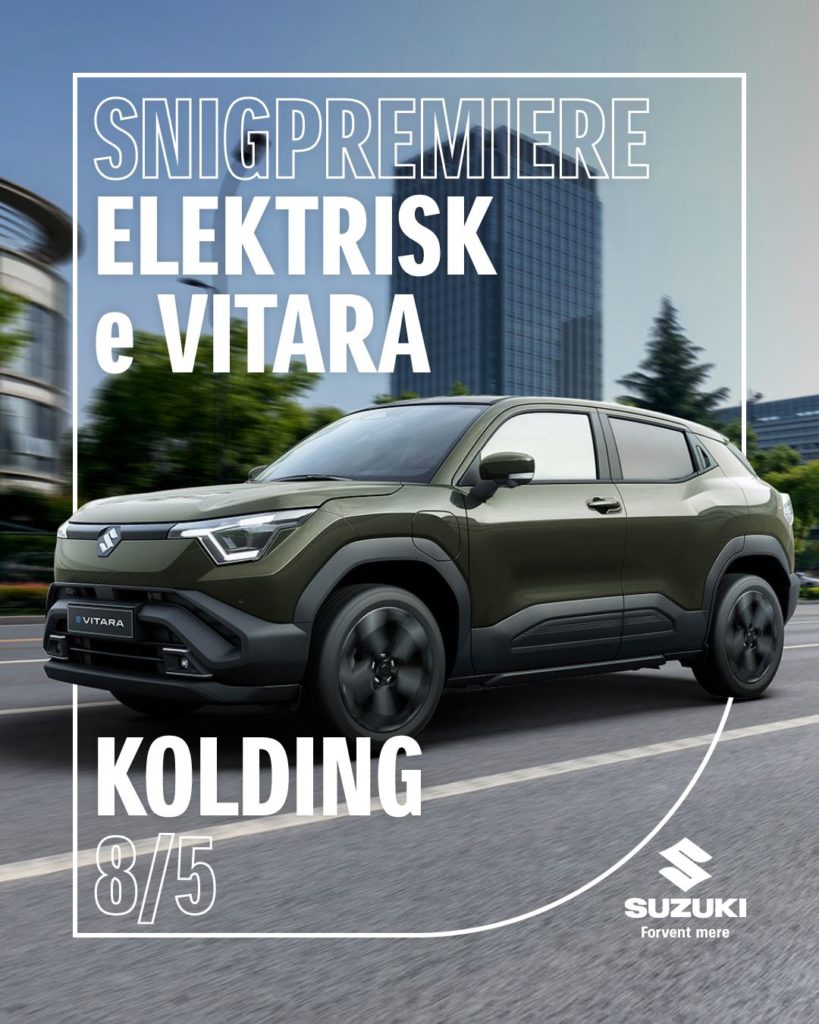 Suzuki e VITARA kommer til Kolding